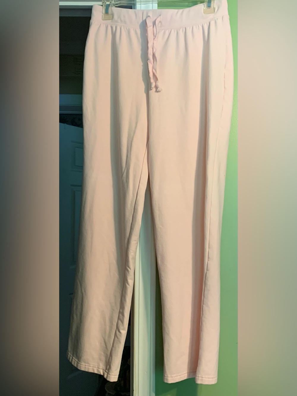 Sale 3/$20 Chadwicks Pale Pink Drawstring Lounge Pants